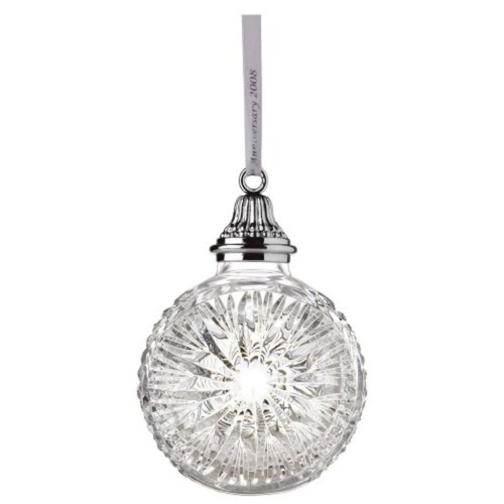 Waterford Crystal 2008 Ornament Times Square Ball 100th Anniversary LED Light Up - Picture 3 of 10